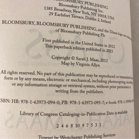 Sarah J. Maas Throne of Glass Softcover Paperback 2023 Bloomsbury - Picture 4 of 6